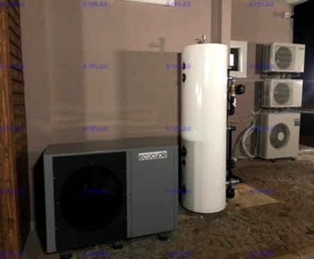 Bakı Aksu ısı pompası uygulaması – APLAS inverter hava kaynaklı sistem