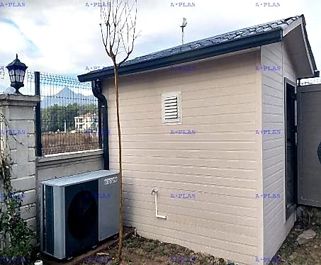 Bakı Boğazkent Belek ısı pompası uygulaması – APLAS inverter dış ünite