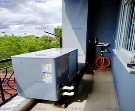 Bakı Elmalı Gölova ısı pompası uygulaması – APLAS inverter hava kaynaklı sistem ile evsel ısınma ve sıcak su çözümü