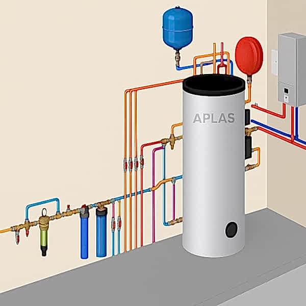 aplas-boyler-600x600-final APLAS markalı boyler 600x600 görseli – sıcak su tankı, ısıtma ve enerji sistemleri, Bakı